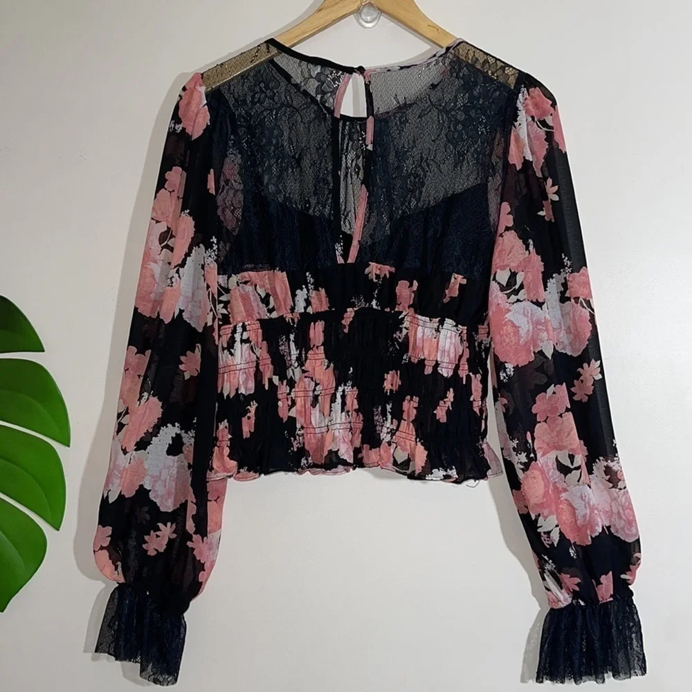 Free People Daphne Blouse Sz. Large NWOT